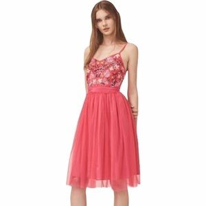 French Connection Genoa Embroidered Shirt Dress